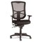 Alera 17.2 in. to 20.6 in. Seat Height Elusion Series Mesh High-Back Multifunction Chair Supports Up to 275 lbs. - Black